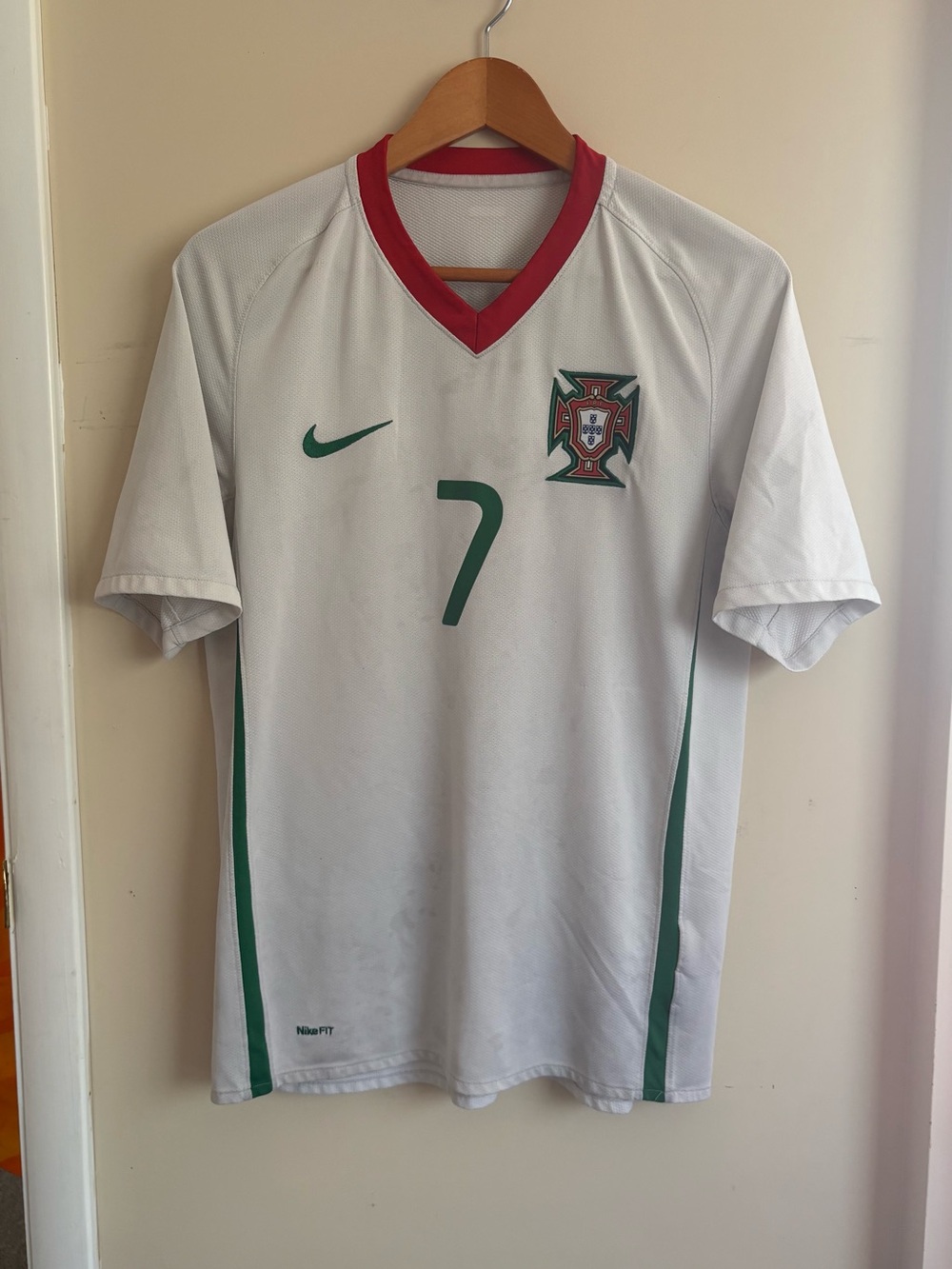 Portugal National Team Away Jersey RONALDO 07/08 Football Jersey World Cup